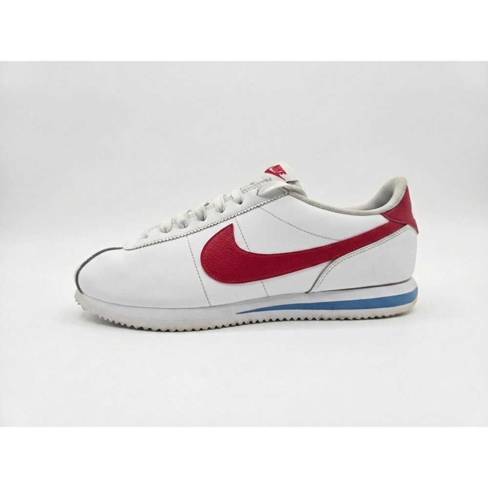 Nike Cortez Forrest Gump Classic White Red Leather Shoes Men's Size 10